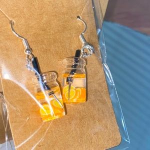 Orange Drink Earrings